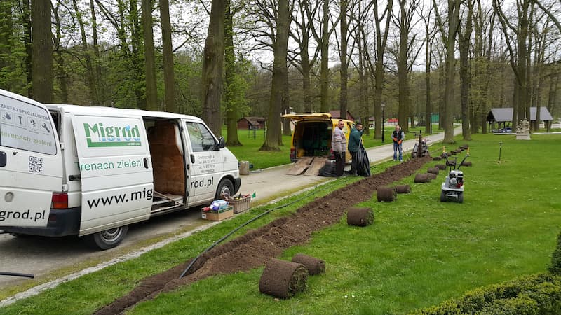 Zdjęcie z miejsca instalacji Zespół Migrod w pracy